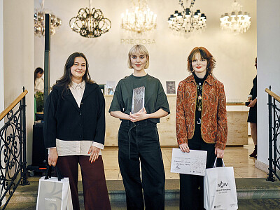 Zleva Karolína Vintrová, Michaela Stanová a Christine Münch