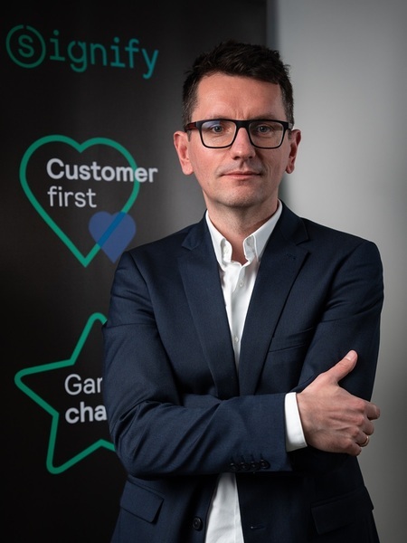 Tomasz Waszkiewicz, generální ředitel Signify pro&nbsp;region EE&nbsp;Central and&nbsp;South